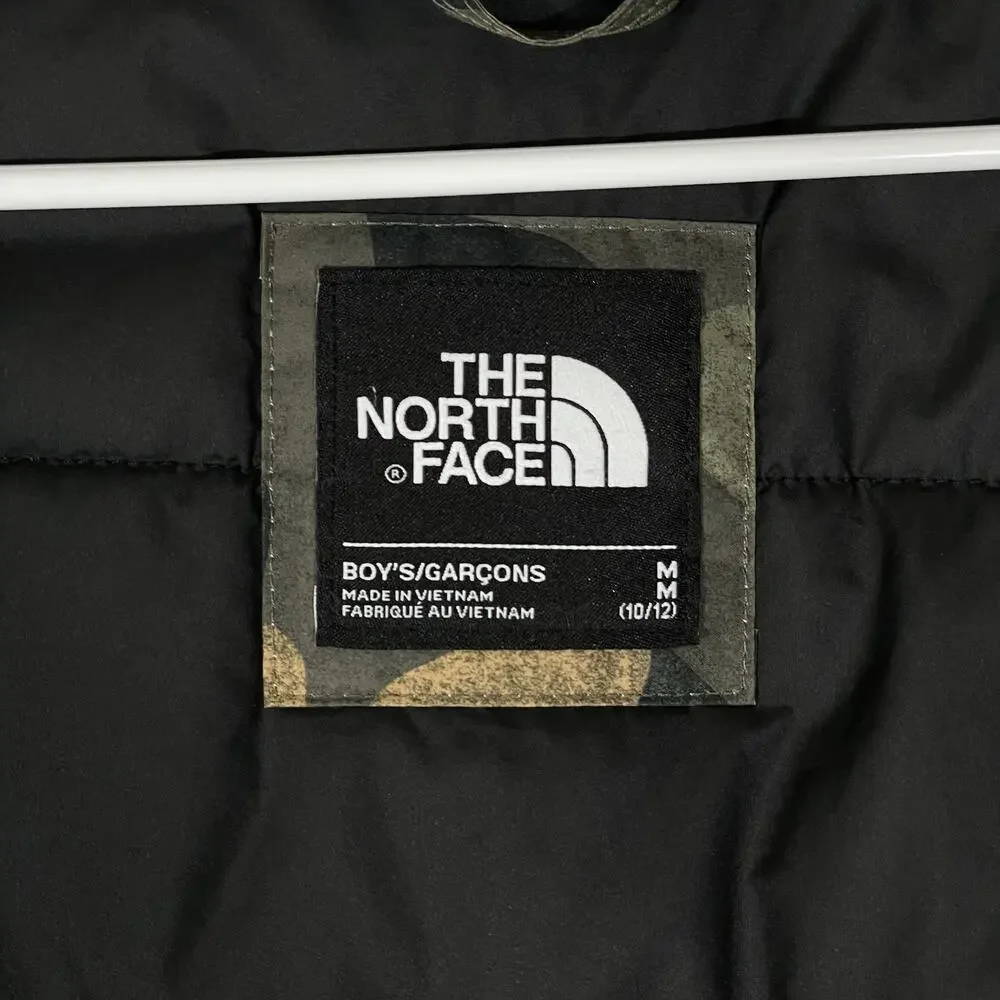 The North Face Brayden Insulated Winter Ski Coat Boys Medium 10-12 Camo Jacket